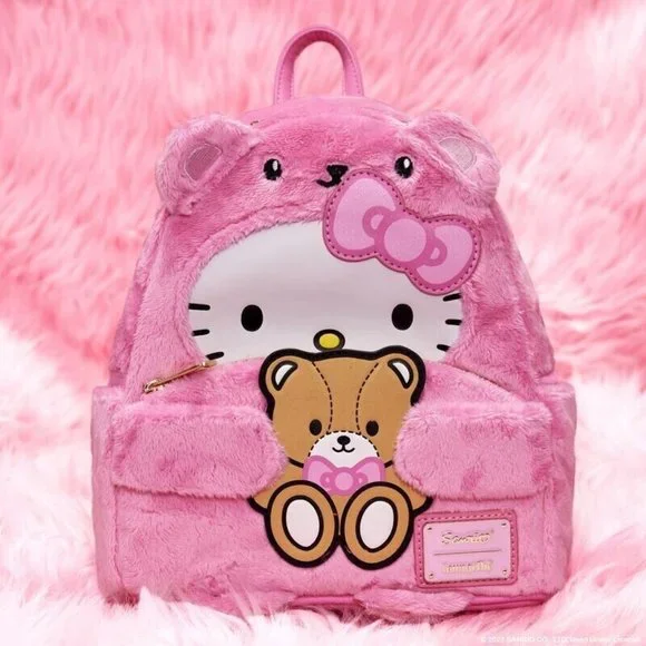Hello Kitty Pink Backpack Hello Kitty Pink Western All-over Print Backpack main image 4